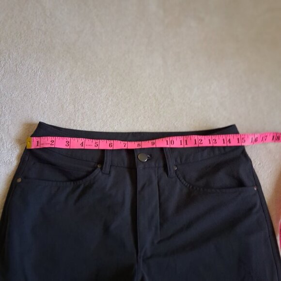 Lululemon Men's Gray Obsidian ABC Slim Warpstreme Pants Size 28 - Picture 11 of 14